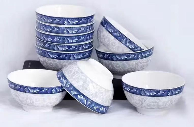 青花碗陶瓷餐具厨房用品碗盘价格,厂家,品牌,批发市场,图片优选齐佳